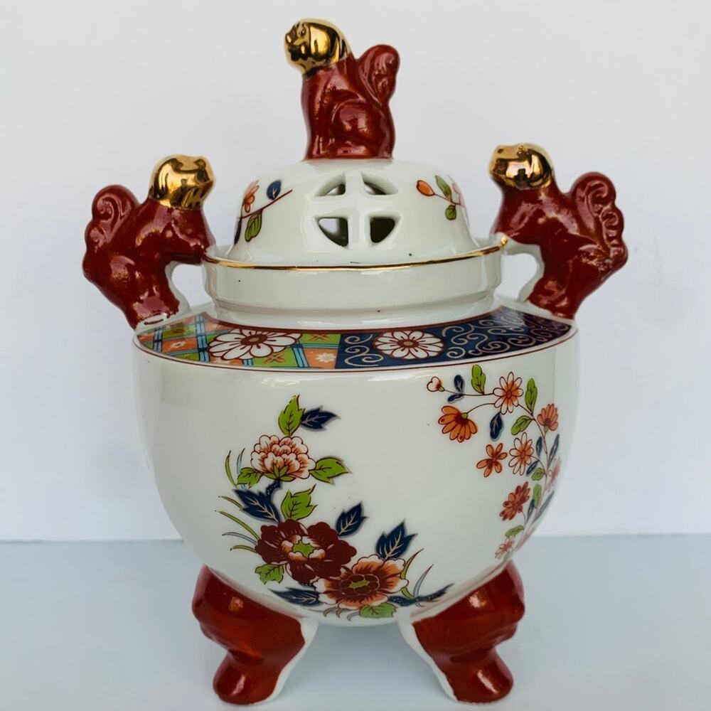 Vintage Foo Dog Incense Burner